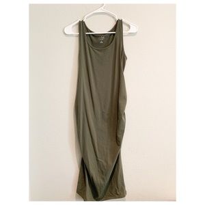 Olive Maternity Dress